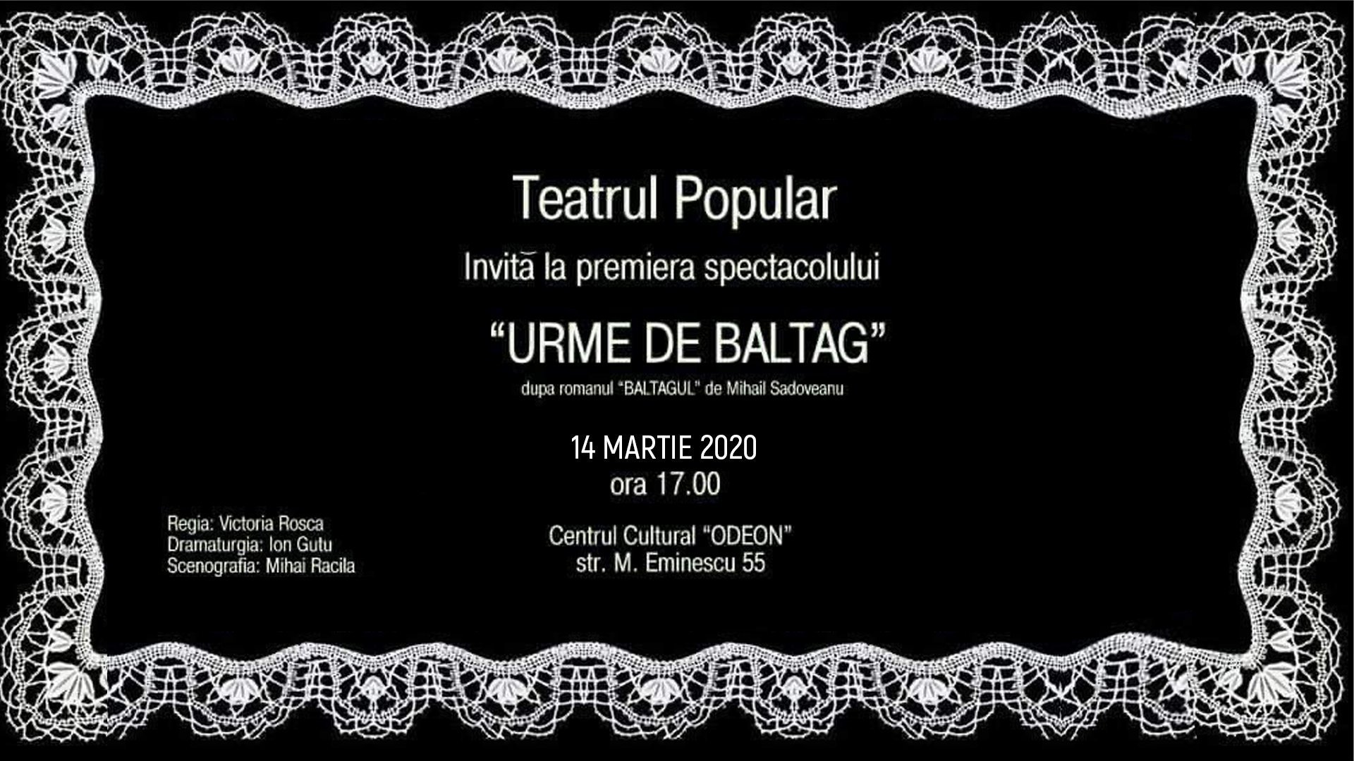 Urme de Baltag martie 2020