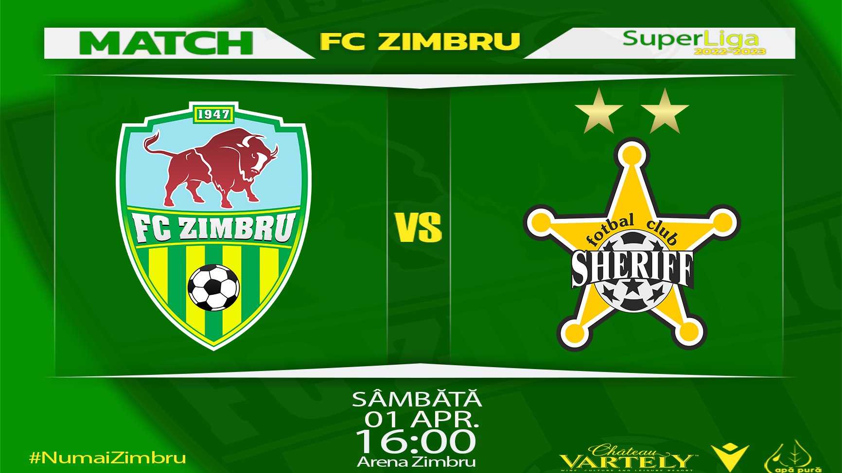 Zimbru Chișinău - Sheriff Tiraspol, Derby de Moldova!