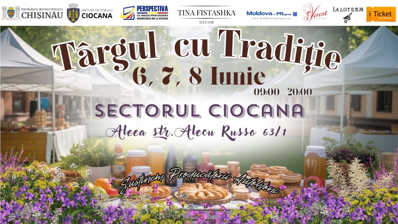 Invitație la Târgul cu Tradiție  6-7-8 Iunie 