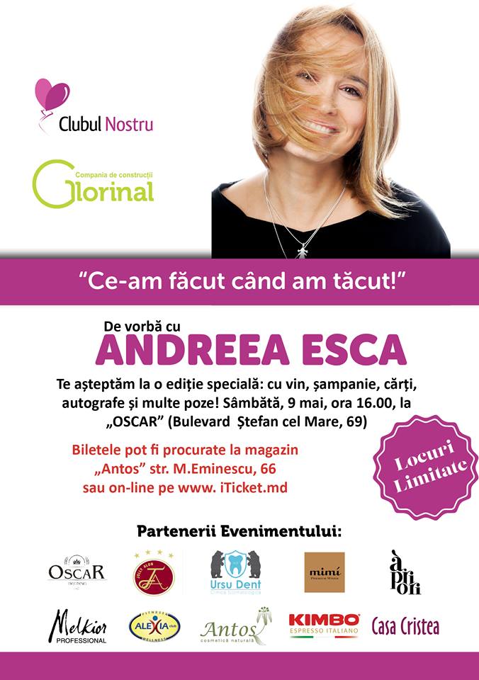 Andreea ESCA la Chisinau