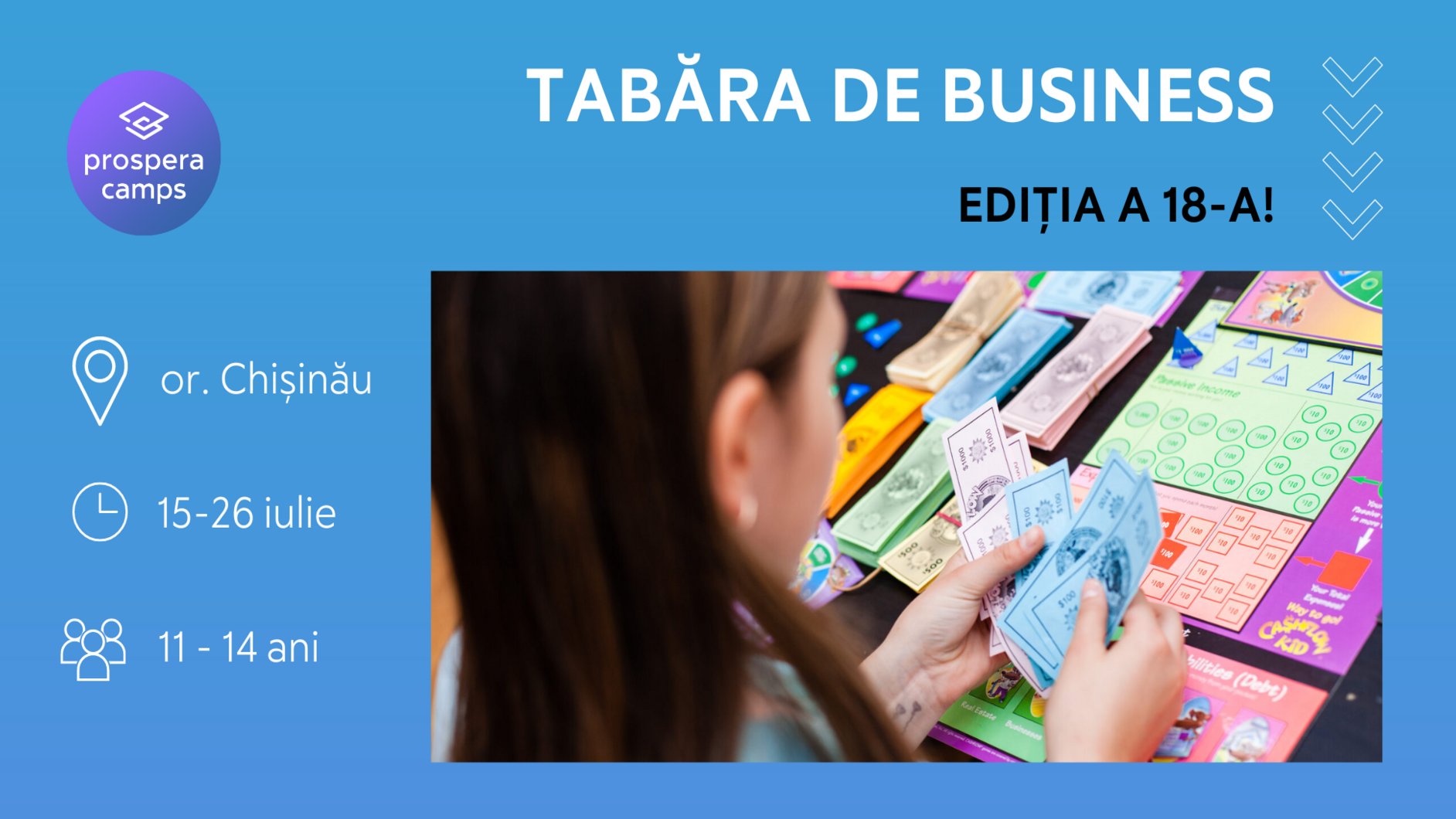 TABĂRA DE BUSINESS PENTRU ADOLESCENȚI
